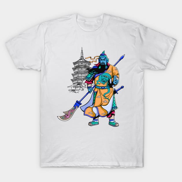 chinese warrior T-Shirt by Love My..